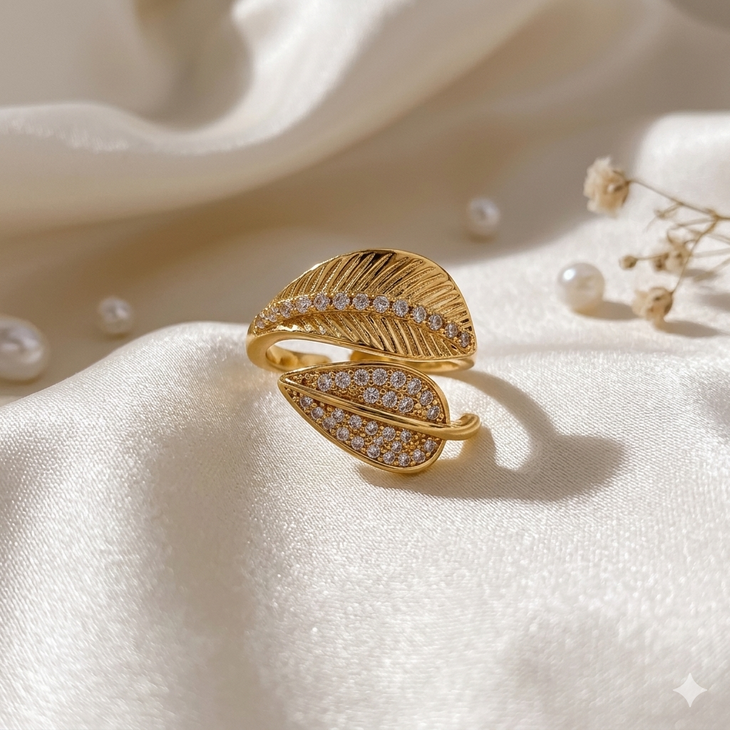 Leafy Ring VÉOURA