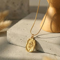 Golden Blossom Necklace VÉOURA